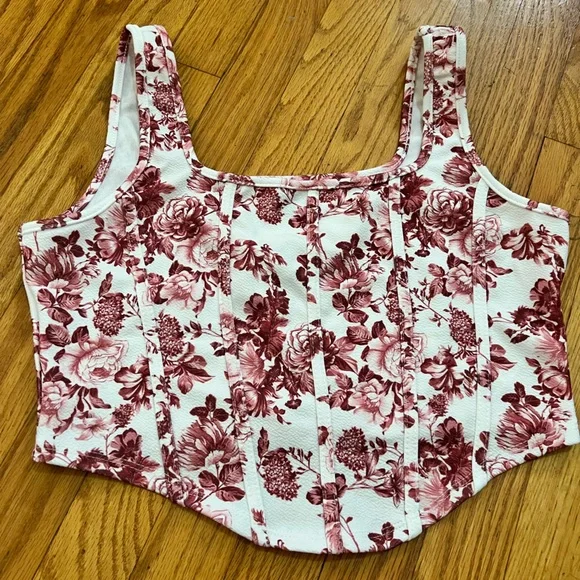 SHEIN Blue and White Sleeveless Top - Picture 8 of 11